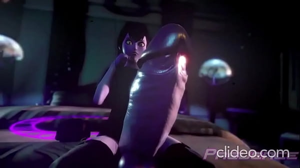 Mavis fucks and inflates Morrigan with her cum (by Prevence)