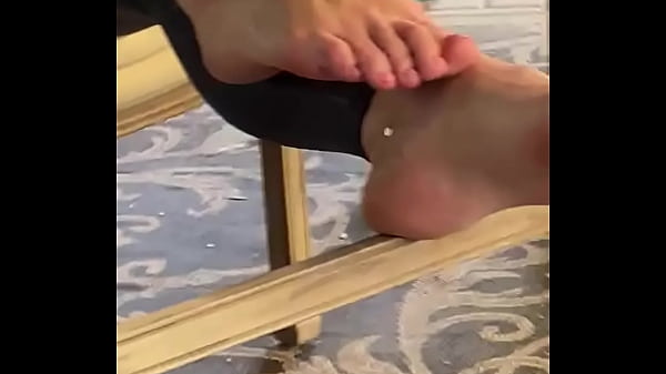 Best friends wife foot flirt