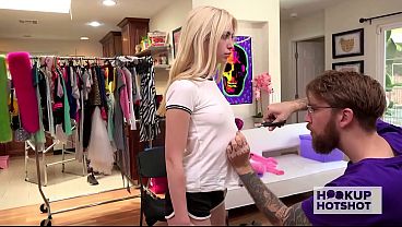 BTS - 90-Pound Fuck Doll Jane Wilde Begs To Get Fucked By Bryan Gozzling!