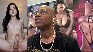 Transgender Christmas Cock Sucking, Beautiful Tight Teen With A Hard Trans Cock &amp_ Riding A Thicc Dick, Hard Ebony Babe Cumming All Over Herself, Tasty White Cum Flowing Cock, AI Generated