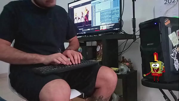 Latin guy with nice and big cock playing  &quot_U Can'_t Touch This&quot_