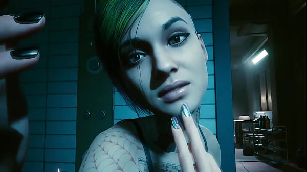 Cyberpunk 2077 - Lesbian FULL Sex with Judy Alvarez, XMod Game