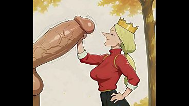 Ranking of Kings - Queen Hiling Handjob &amp_ Massive Facial Cumshot in Autumn Forest