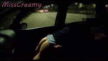 EXTREME Night Dogging in Public Parking with STRANGERS and Risk of PUSSY FLASH Uncut HD - Full on RED