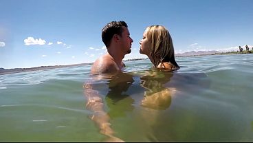 Wife Beach Vacation Sex and Suck Cock Twice