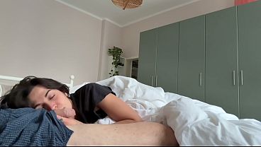 Spent my morning cuddling with his dick until I got fucked hard and covered in cum