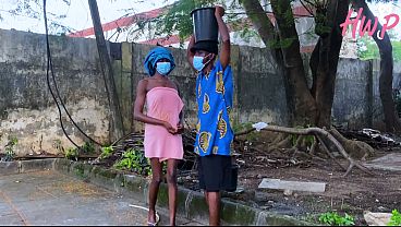 I FINALLY FUCK MY NEIGHBOR BECAUSE I HELPED HER CARRY BUCKET OF WATER. 4K