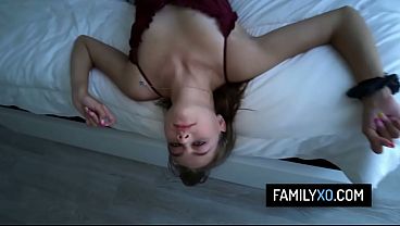 Sexy stepdaughter shows her new cock sucking skills - Selena Love