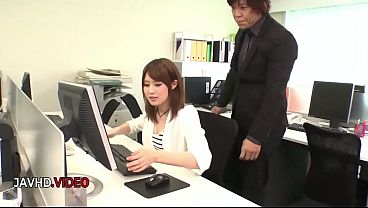 Yumi Maeda'_s Explosive Office Encounter with Naughty Boss and Unforgettable Sex Acts