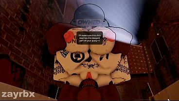 Detour in the alley leads to PAWG cop girl getting her pussy destroyed 18  (Roblox) [BLACKED]