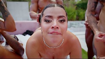 2 Badies In Gangbang Double Penetration Huge Squirts - DVP