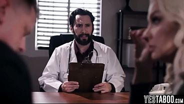 Mature horny doctor rails big boobs curvy MILF hardcore in his office