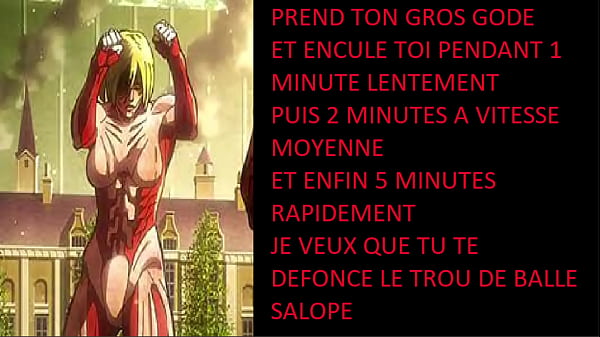 JOI annie SNK hard: pissplay, anal, puke submission FR