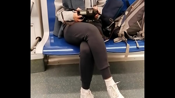 Candid blonde girl without mask busted by security