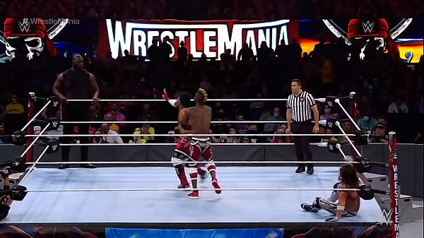 New Day vs AJ Styles e Omos - Wrestlemania 37