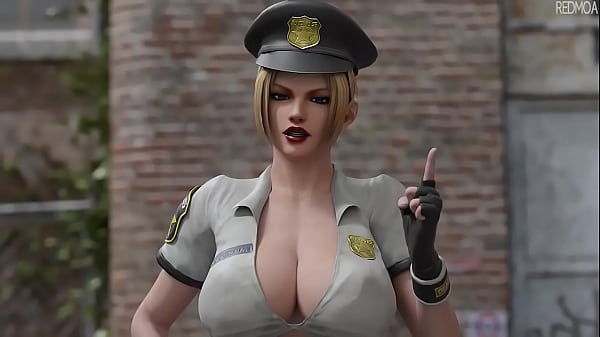 [DeadOrAlive] - Officer Rachel Blowjob - [Animation by Redmoa]