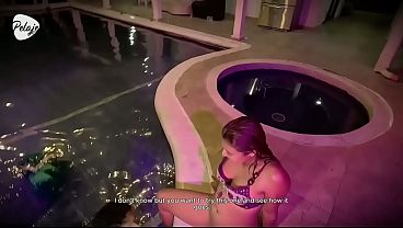 Merman eats his mermaid friend'_s pussy, and then she gets all his cum out.