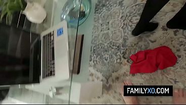 Horny stepdad helps her redhead stepdaughter to make her first adult video - Sidra Sage