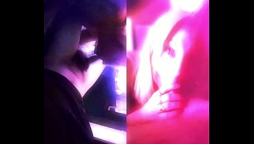 Real Hotwife Cuck Session Split Screen Cuckold BJ: Watch Me Deepthroat Hubby&rsquo_s Friend Then Clean My Husband&rsquo_s Cock