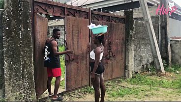 HORNY IDLE BLACK BOY AND THE SEXY PURE WATER SELLER ( BEST AFRICAN PORN MOVIE)
