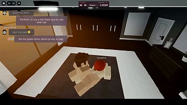 Le hago el amor muy duro a una chica en roblox