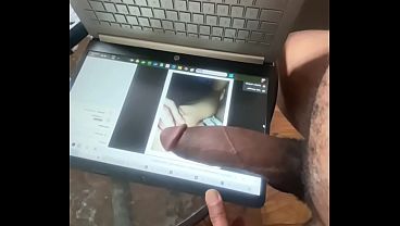 Cum tribute on a fans ass.