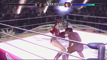 Rumble Roses XX Anesthesia Dominated by Aigle for 10 Minutes