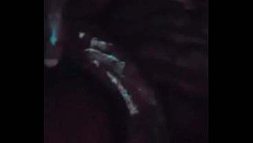 Huge big dick black amateur waving curvy dick teasing