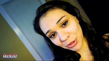 Sabrina Petite Inked Brunette Hairy Sloppy BJ Rimjob Passionate Play!