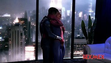 SEXMEX - SPIDER GIRL BANGED BY SUPERHEROES . LULA