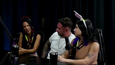 Contou como virou a namorada, teve ci&uacute_mes, e ficou assustada com relacionamento liberal no come&ccedil_o - Casal Macettare, Jenni Faria e Dig&atilde_o da Ilha (WATCH ON: SHEER/RED)