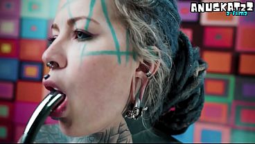 Pink Corset Anal Slut Steel Toy Deep Fucking &amp_ Magic Wand Squirting Orgasm