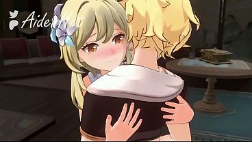 Hermana adicta ayuda a su hermano a masturbarse