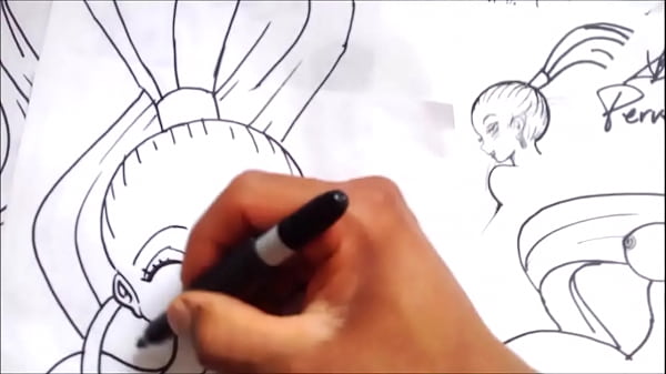 How to draw Hentai Ecchi OF VADOS LA HEMBRA DE GOKU NUESTRO DIOS XDEIOSPERVERSUS