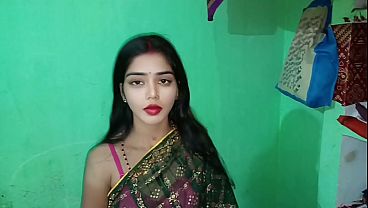 First time indian cute bhabhi alone in home