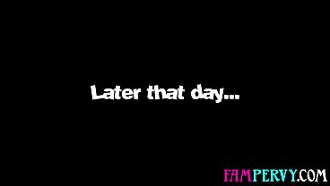 Redhead BBW teen Chloe Cooper wants some pleasure on her stepdads big dick