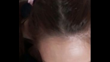 Watch Candie Cross devour my ass &amp_ balls in black lingerie POV&mdash_no pants, couch style.