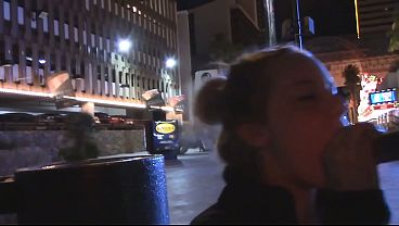 18 Naked in Public Sucking Cock and Fucking and EMOTIONAL Orgasm