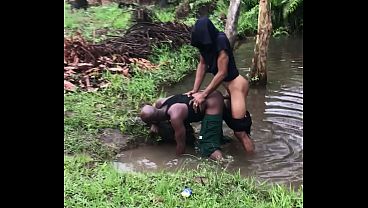 Sex inside river with my besties