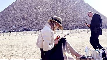 Trip to Great Pyramids of Giza VLOG SFW