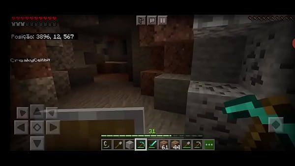 Minecraft PE - server Fimose GG - In&iacute_cio da constru&ccedil_&atilde_o da House (interrompida) e Kau&atilde_ modo Auto