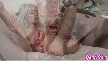 Miss Sally Gets Folded As Rockhardo Black Stretches Her Pussy!