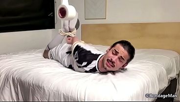 Kallel hogtied | Behind the Scenes