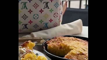 Fijii eating all the sticky ribs lmao I love her