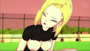 Android 18 is a hot little slut Compilation