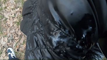 MilfyCalla &ndash_ Blowjob in the Woods with Husband&rsquo_s Friend Downjacket Fetish