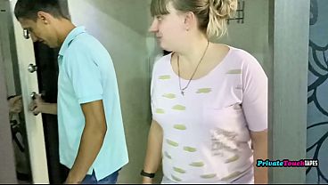 Russian amateur chubby big tits girl sucks and fucks like a whore