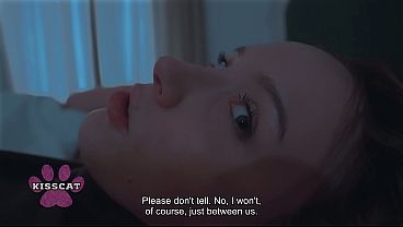 Oops... Step son accidentally cum in step mom after fucked step sister Polly Yangs in shared bed at night in hotel room