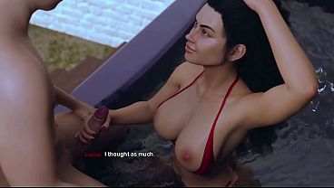 My Bimbo Dream 42 - Hot Latina Milf Gives Handjob To Virgin In Jacuzzi