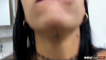 Horny busty colombian fitness MILF wanting loveless multi-orgasmic sex - POVLatinGirl